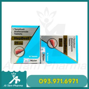 Thuốc HepBest 25mg (Tenofovir Alafenamide) - Điều Trị Viêm Gan B