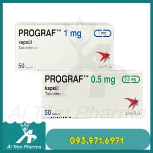 Thuốc Prograf 0.5 mg 1mg (Tacrolimus) - Dự Phòng Thải Ghép
