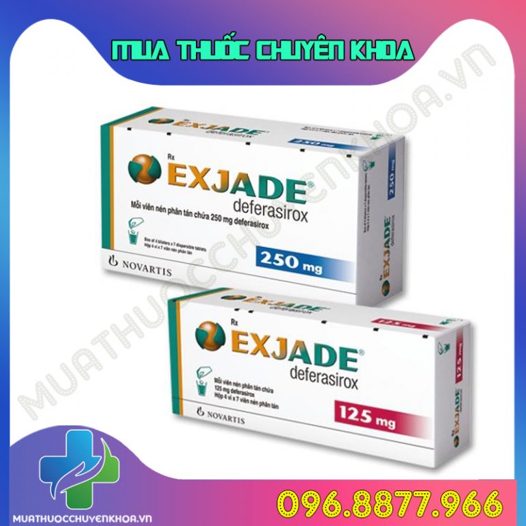 Thuốc EXJADE 500mg 250mg 125mg (Deferasirox)