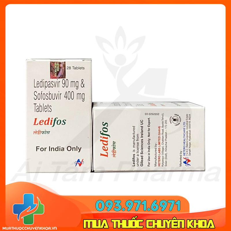 Thuốc Ledifos 90mg/400mg - Điều Trị Viêm Gan C 2 Thuoc Ledifos India