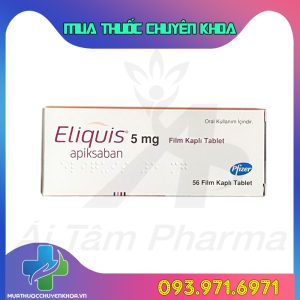 Thuoc Eliquis 5mg Apixaban
