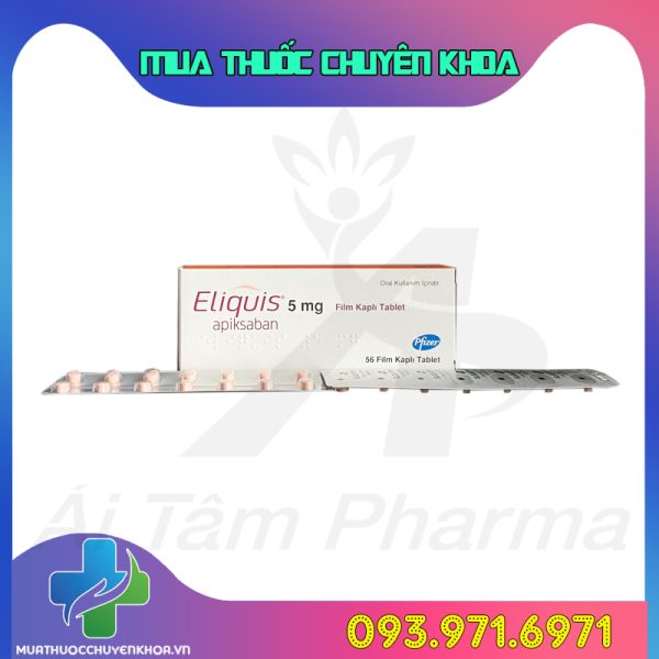 Thuoc Eliquis 5mg Pfizer