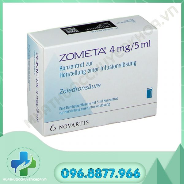 Giá thuốc ZOMETA 4mg/5ml
