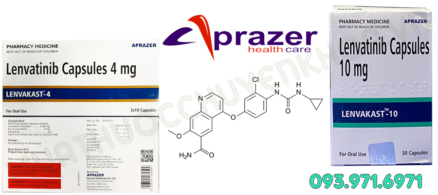 LENVAKAST 4mg 10mg (Lenvatinib)