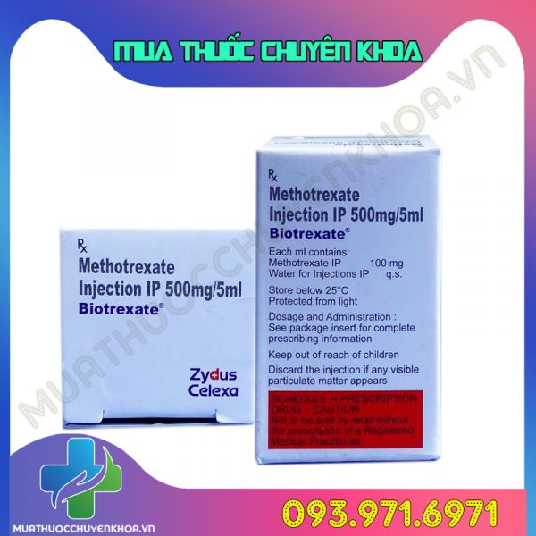 Thuốc Biotrexate Methotrexate 500mg5mL