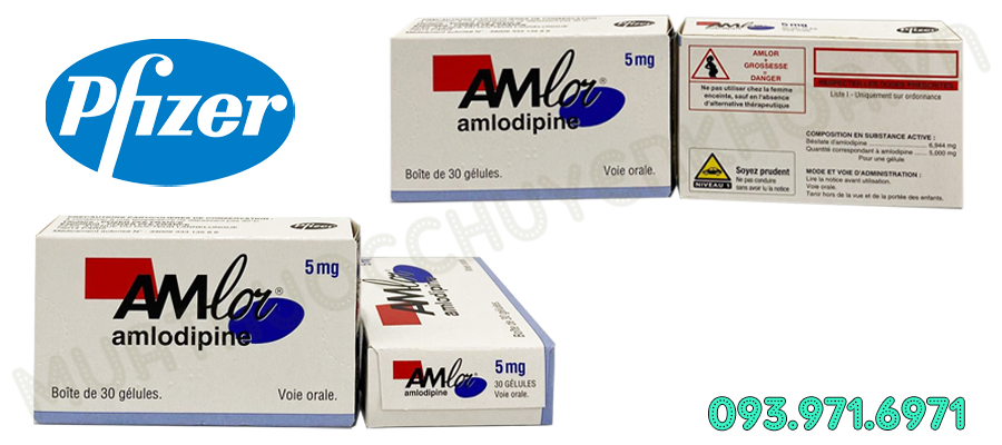 Thuốc AMlor 5mg (Amlodipin)