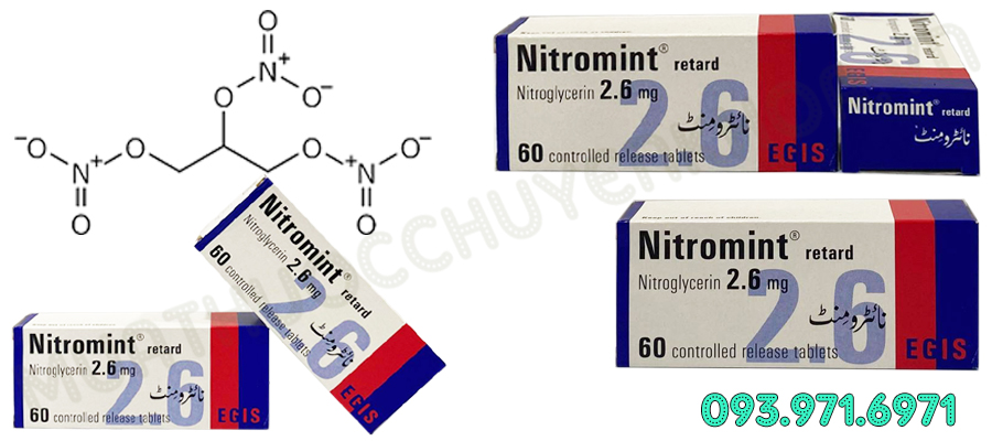 Thuốc Nitromint 2.6mg (Nitroglycerin)