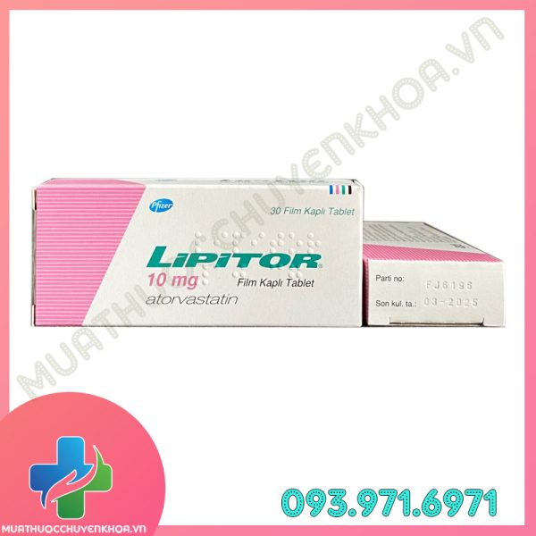 Thuốc LIPITOR 10mg Pfizer
