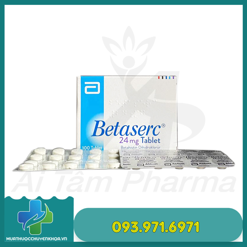 Thuốc Betaserc 24mg (Betahistine) - Điều Trị Hội Chứng Méniere 5 Betaserc 24mg Tablet