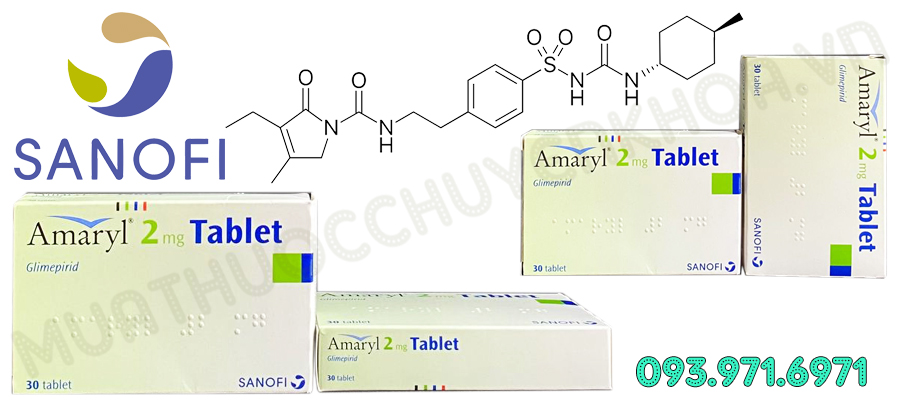 Thuốc Amaryl 2mg (Glimepirid)