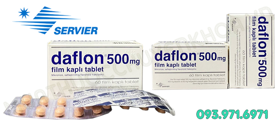 Thuốc Daflon 500mg (Flavonoid)