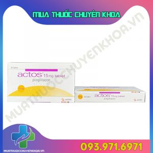 Thuoc Actos 15mg Tablet