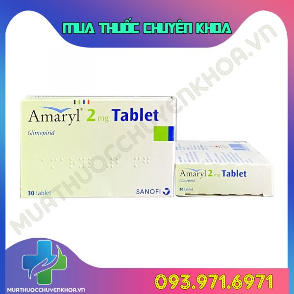 Thuoc Amaryl 2mg Glimepirid