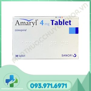 Thuoc Amaryl 4mg Tablet