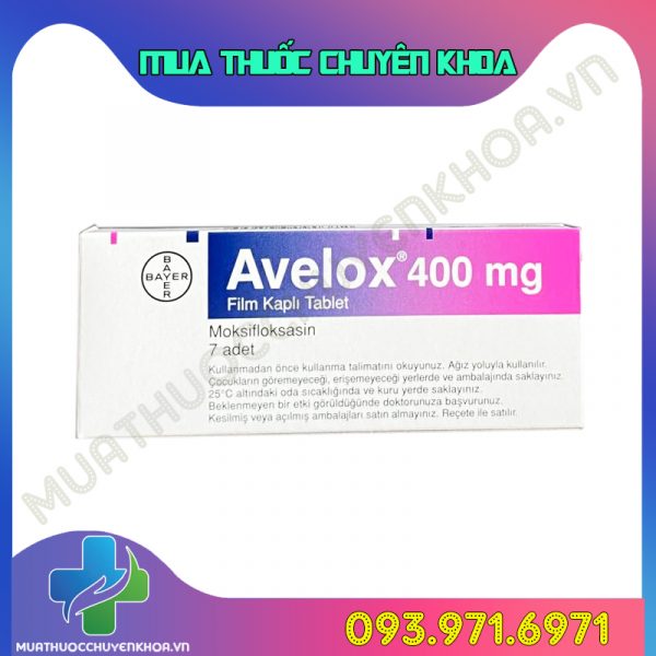 Thuoc Avelox 400mg Film Kapli Tablet