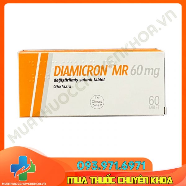 Thuoc DIAMICRON MR 60mg Gliclazide