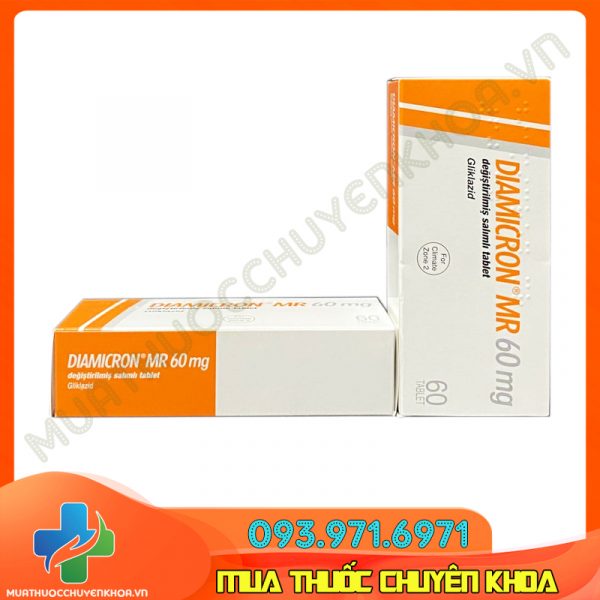 Thuoc DIAMICRON MR 60mg Tablet