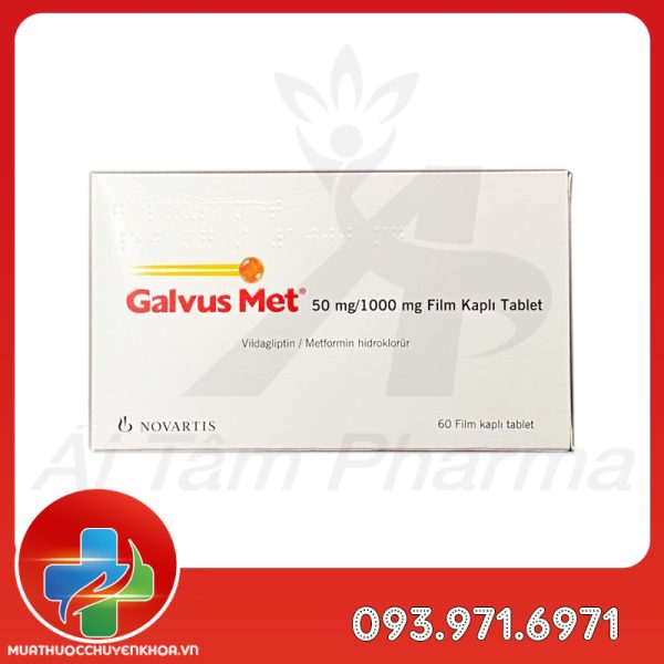 Thuoc Galvus Met 50mg1000mg Film