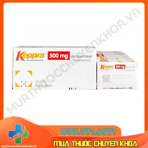 Thuoc Keppra 500mg Film Kapli Tablet