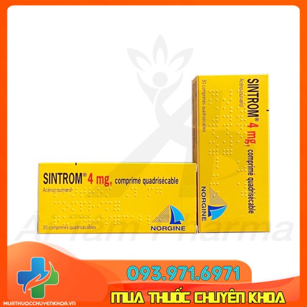 Thuoc Sintrom 4mg Acenocoumarol 1