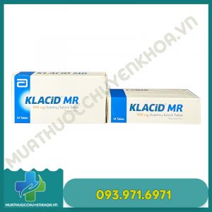 Thuoc KLACID MR 500mg Clarithromycin