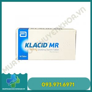 Thuoc KLACID MR 500mg Tablet