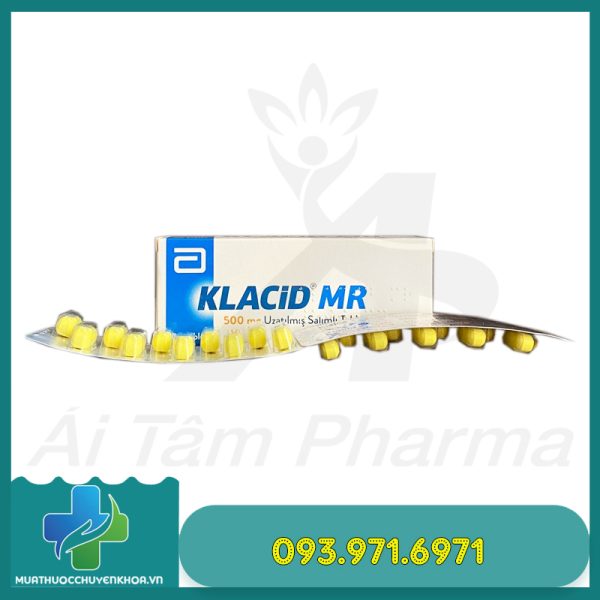 Thuoc Klacid MR 500mg 20 Tablet