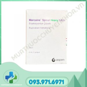 Thuoc Marcaine Spinal Heavy 0.5 Bupivacain