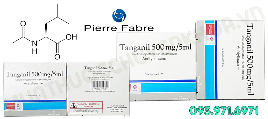 Thuốc Tanganil 500mg/5ml (Acetyl Leucine)