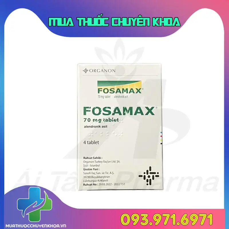 Thuoc FOSAMAX 70mg Alendronic Acid