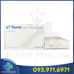 Thuoc Tavanic 500mg Levofloxacin