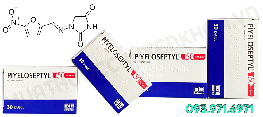 Thuốc PIYELOSEPTYL 50mg (Nitrofurantoin) - Điều Trị Nhiễm Khuẩn 9 Thuốc PIYELOSEPTYL 50mg (Nitrofurantoin)