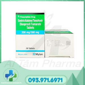 Thuoc EmtricitabineTenofovir Disoproxil MyLan