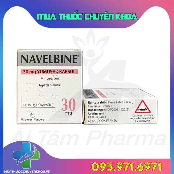 Thuoc NAVELBINE 30mg Pierre Fabre