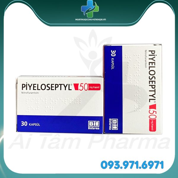 Thuoc PIYELOSEPTYL 50mg Nitrofurantoin