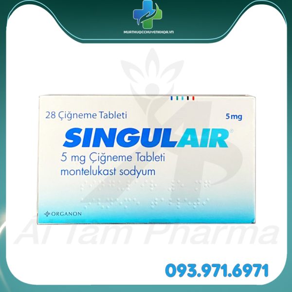 Thuoc Singulair 5mg Tablet