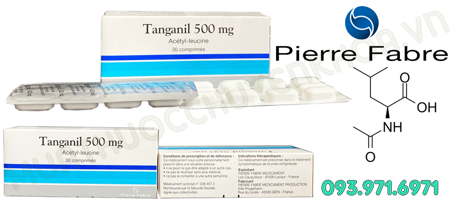 thuốc Tanganil 500mg (Acetyl Leucine) 