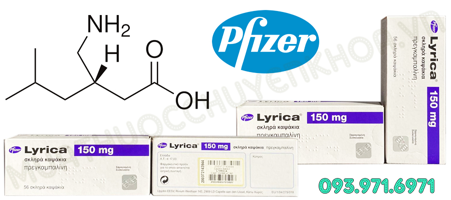 Thuốc LYRICA 150mg (Pregabalin)