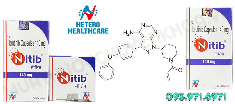 Thuốc Nitib 140mg (Ibrutinib) 
