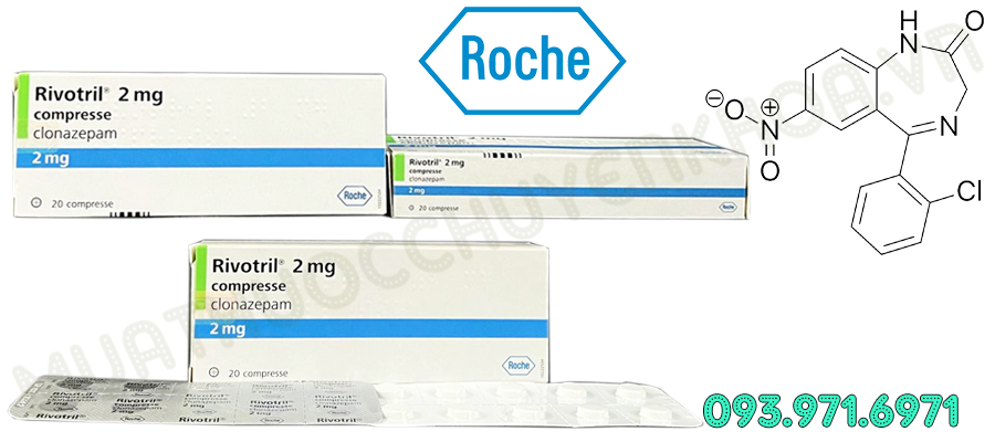 Thuốc Rivotril 2mg (Clonazepam)