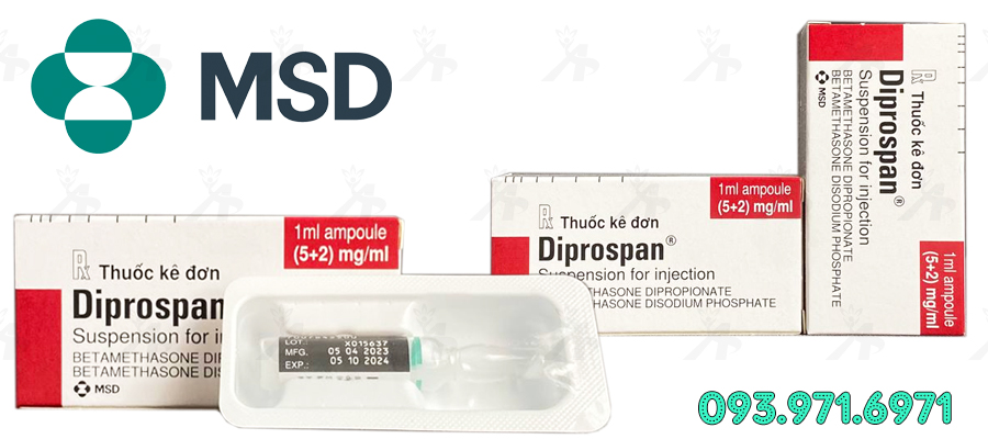 Thuốc Diprospan 5mg+2mg/1ml (Betamethasone)