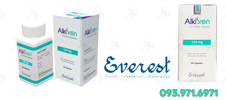 Thuốc Alkixen 250mg (Crizotinib) - Điều Trị Ung Thư 7 Thuốc Alkixen 250mg
