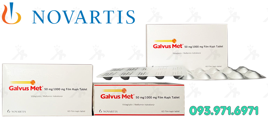 Thuốc Galvus Met 50mg/1000mg - Điều Trị Tiểu Đường 9 Thuốc Galvus Met 50mg/1000mg