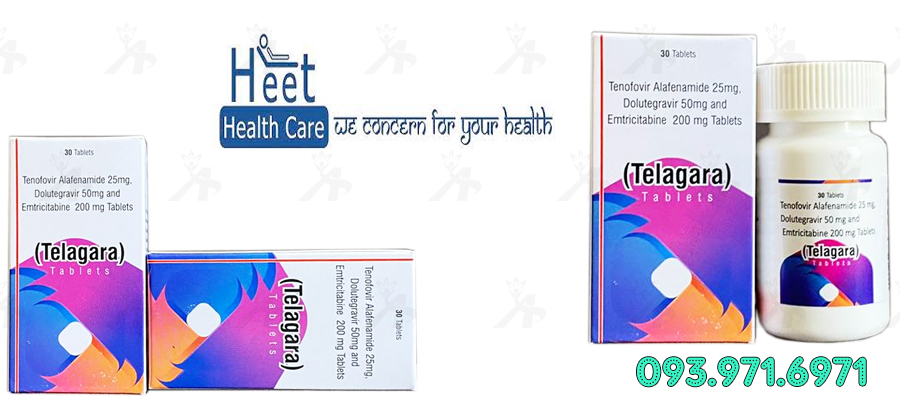 Thuốc Telagara 25/50/200mg - Điều Trị HIV 7 Telagara 25/50/200mg (Tenofovir Alafenamide, Dolutegravir và Emcitarabine)