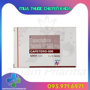 Thuoc CAPETERO 500mg Capecitabine