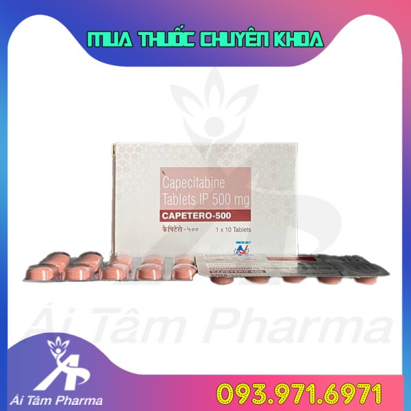 Thuoc CAPETERO 500mg Capecitabine