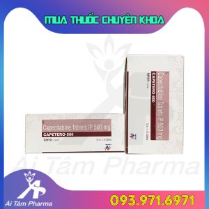Thuoc CAPETERO 500mg Hetero