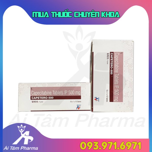 Thuoc CAPETERO 500mg Hetero