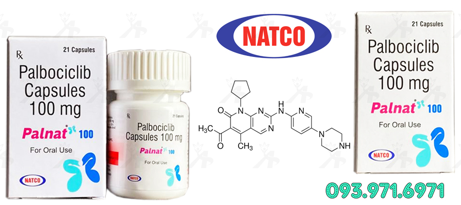 Thuốc Palnat 100mg (Palbociclib)