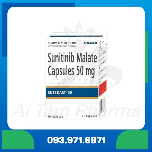 Thuoc SUTEKAST 50mg Sunitinib